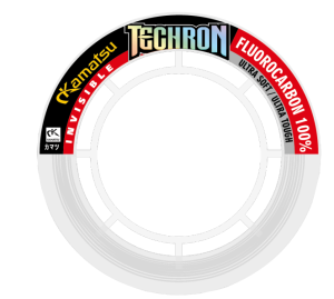FLUOROCARBON TECHRON 100% HARD 0.41mm 10m 10.43kg