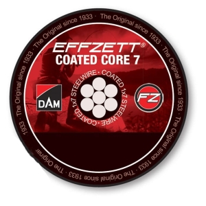 EFFZETT Coated CORE7 Steeltrace negru 20kg 10m