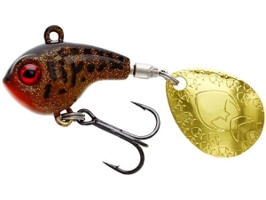 DropBite Spin Tail Jig 3.4cm 17g Motoroil Burbot