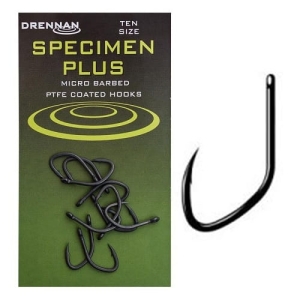 Drennan Specimen Plus Hooks cu barbă #6