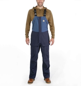 Pantaloni scurți Carhartt Angler Bib Dark Blue/Navy XL