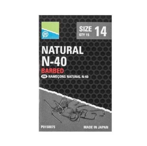 Preston Natural N-40 #18 cârlige