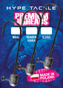 Hype Tackle Premium Bullet Jigheads 10/0 25g 3buc.