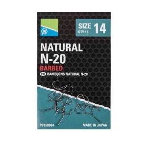 Cârlige Preston Natural N-20 #16