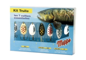Mepps Spinnerbait Set Spinnerbait Păstrăv 7buc