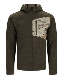Hanorac Simms Cx Hoody Full Zip Dark Stone/Ghost L