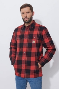 Cămașă Carhartt Flannel Sherpa Red Ochre M Carhartt.