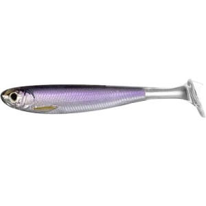 LiveTarget SlowRoll Shiner SilverPurpl 7.5cm 4buc