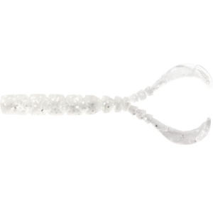MUSTAD Aji Worm Chiki-Chiki Clear Silver Glitter 4,3 cm 12 buc.