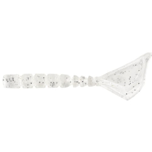 MUSTAD Aji Worm Hila-Hila Clear Silver Glitter 4,3 cm 12 buc.