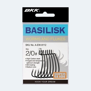 Cârlige offset BKK Basilisk #1/0, op 8 buc.