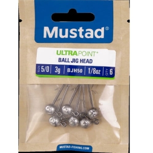 MUSTAD BallJig jig head 6pc. 5/0 3 g