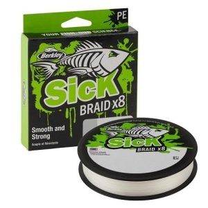 Berkley X8 Sick Braid 0.14mm 150m 16.5kg Alb