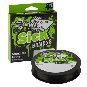 Berkley X8 Sick Braid 0.23mm 150m 23.6kg Negru Berkley X8 Sick Braid 0.23mm 150m 23.6kg Negru