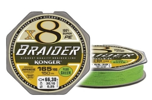 BRAIDER X8 0,16mm 0,16mm 150m 18,8kg Lime Green