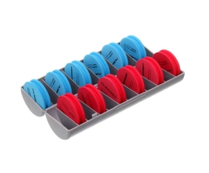 Flagman Eva Rig Spools 12pc organizator de conductoare