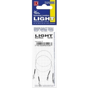 Dragon 1x19 Surflon leader 5kg Dragon 1x19 Surflon leader 5kg Light 15cm 2buc.