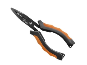 clești cu vârful îndoit Delphin BENDIX 16 cm