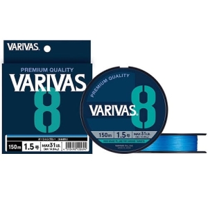Variavas8 panglică PE #1.2 150m - 23lb - albastru