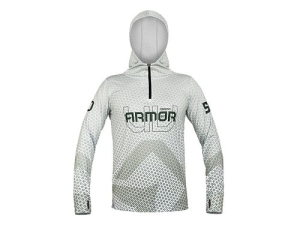 Bluza z kapturem Delphin UV ARMOR 50+ Olive XXL