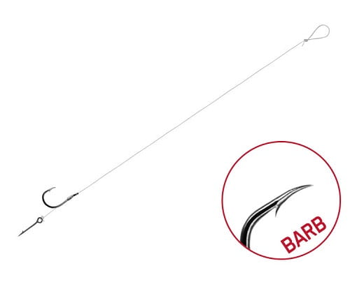 Przypon Delphin FLR Sting 8cm 0,22mm #10 5mm 6szt.jpg