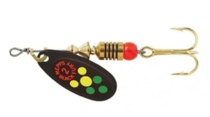 Mepps BLACK FURY czarny/Hot Fire Tiger 1/3,5g