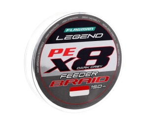 Flagman Legend Feeder Braid X8 D.Grey 150m 0.10mm