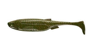 Libra Lures Kraken Shad 2 032 Ulei de motor verde10pcs