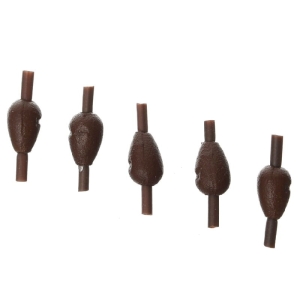 Flagman sinker Drop Plumb Brown 1.0g 5pcs