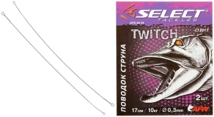 Select String leader #1 17cm 10kg Twitch 2pcs.