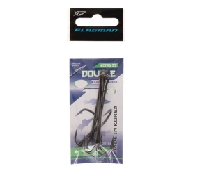 Flagman dublu cârlig lung SS #1/0 3pcs ancore