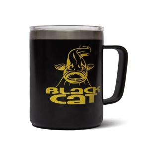Cană termică din oțel inoxidabil Black Cat