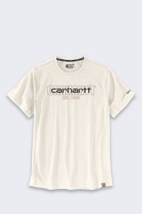 Carhartt Force Midweight Logo T-Shirt Malt XXL