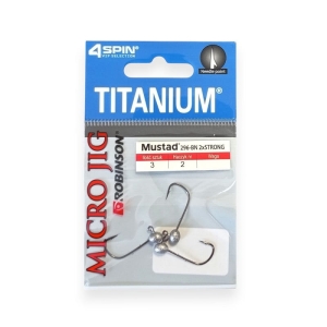 Titanium Micro jig heads #2 1.5g (3pcs)