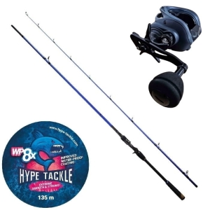 Hype Tackle H2 2.51m 130g 2cz set + Kraken T300 Multiplier + Hype Tackle WP8 Blue 0.32mm, 25kg 135m