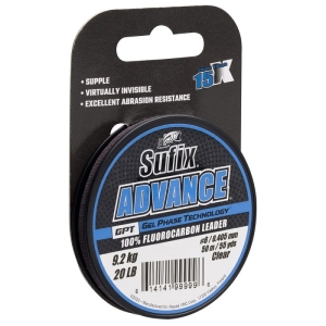 Sufix Advance Fluorocarbon Clear 50m 0.205mm 3.5kg