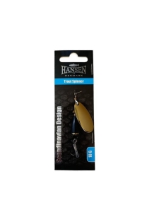 Hansen Trout Spinner 3 10g Negru / Aur