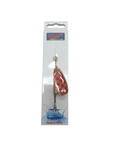 Mepps COMET DECORE cupru/puncte roșii 5/11g