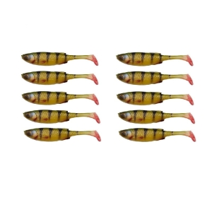 Rubber Hurt ZESTA 10pcs Savage Gear Sraft 10cm 6g Perch