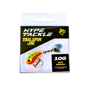 Hype Tackle Rotating Tail Tail Spin Jig Hot Perch 10g 1 buc