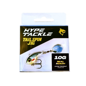 Hype Tackle Rotating Tail Tail Spin Jig Real Roach 10g 1piece