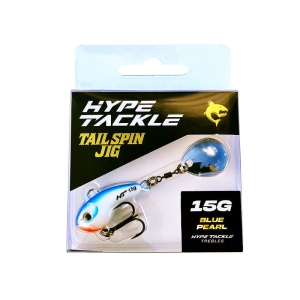 Hype Tackle Rotating Tail Tail Spin Blue Pearl 15g 1piece