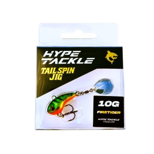 Hype Tackle Rotating Tail Spin Jig Firetiger 10g 1pc