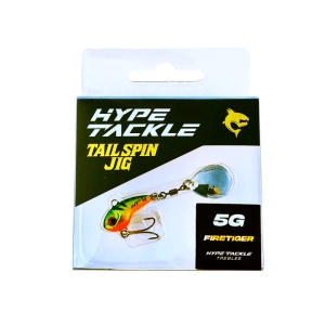 Hype Tackle de foraj coada Spin Jig foc Tiger 5g 1pcs