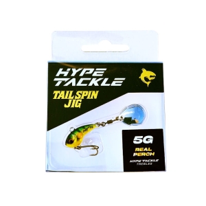 Hype Tackle Rotating Tail Tail Spin Jig Real Perch 5g 1pcs