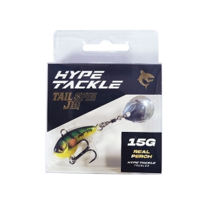 Hype Tackle Rotating Tail Tail Spin Jig Real Perch 15g 1pcs