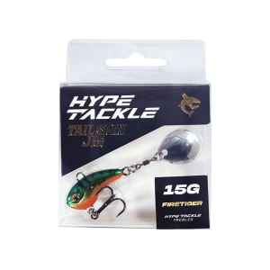 Hype Tackle Rotating Tail Tail Spin Jig Fire Tiger 15g 1pcs
