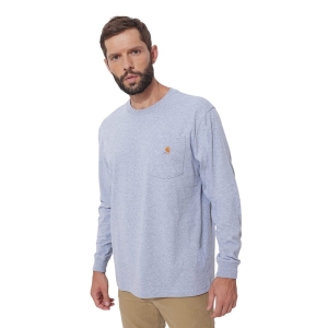 Koszulka Carhartt Dearborn Loose LS Heather Grey M