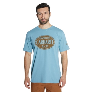 Koszulka Carhartt Hamilton Graphic Summer Blue M