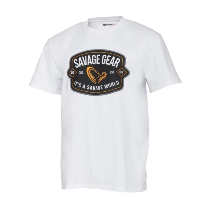 Savage Gear Badge Logo Tee White.jpg
